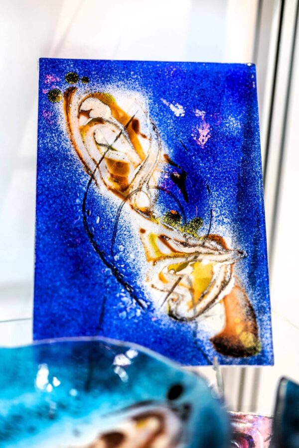 Sticlă de artă Veronika Rusňáková 17x24 cm - imagine 2