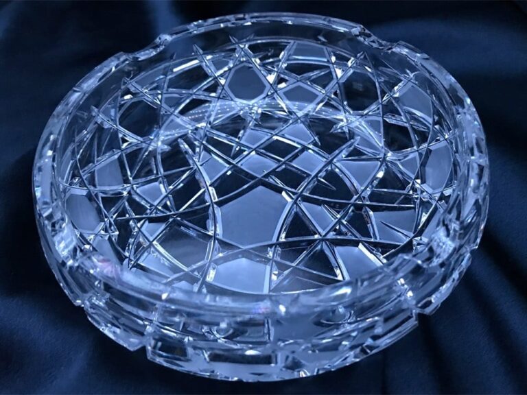 Scrumiera taiata cristal 14 cm