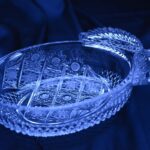 Vas de prune de cristal tăiat 12 cm