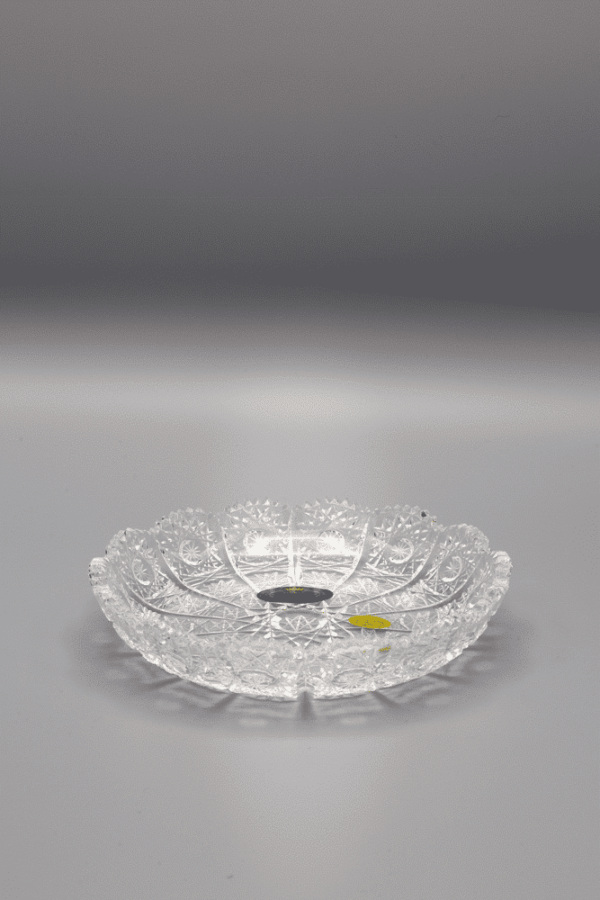 Krištáľový brúsený tanier ÚSVIT 14 cm