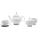 Set de ceai pentru 6 dungi Berna platină