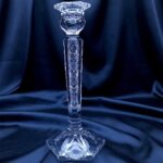 Sfeșnic din cristal tăiat 25 cm