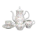 Set de cafea pentru 6 persoane floare Berna