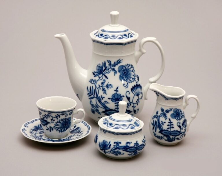 Set de cafea pentru 6 persoane Blue onion