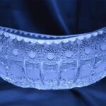 Vas de cristal taiat 20 cm