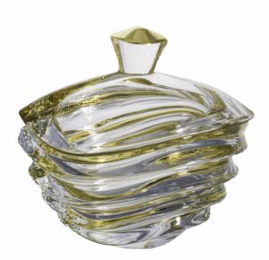 Dóza Vavea light gold 17 cm