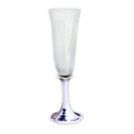 Blue onion - sticlă de cristal cu tija de portelan - portelan original blue onion calitate 1