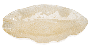 Misa oválna FOL zlatý glitter 50 x 29 cm