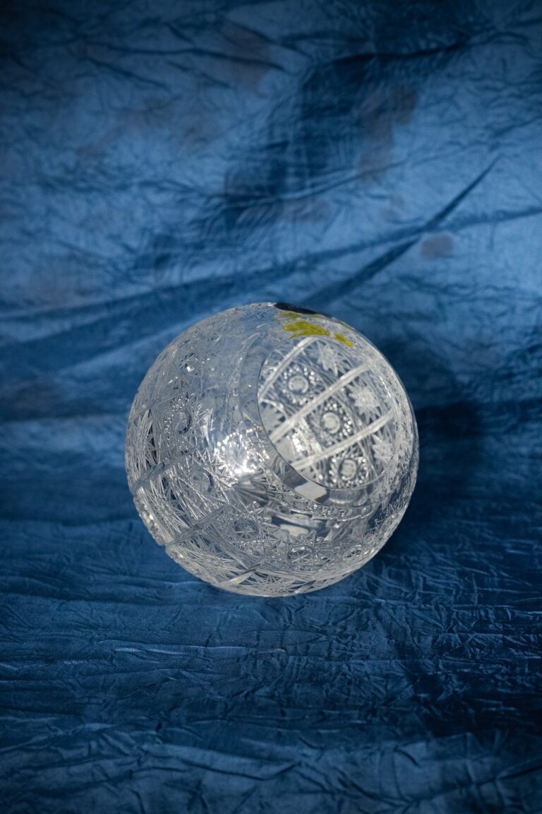 Recipient pentru bijuterii taiate cristal 14 cm