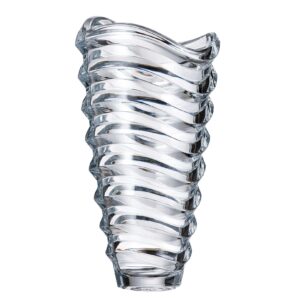 Krištáľová váza Wav vase 34 cm
