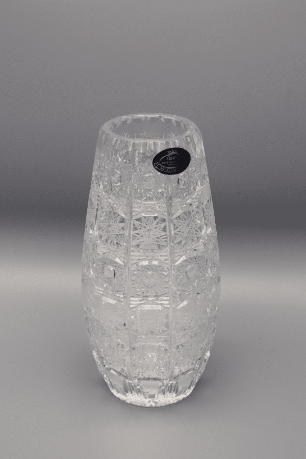 Vasă din cristal tăiat ÚSVIT 20 cm - imagine 2