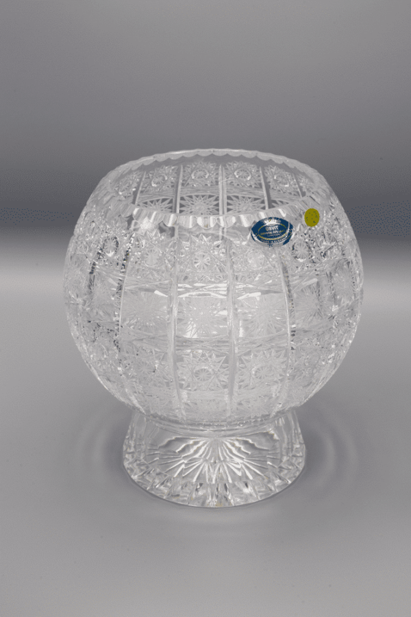 Vasă din cristal tăiat ÚSVIT 20 cm - imagine 2