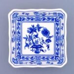 Cibulák – Misa šalátová 4-hranná 15 cm – originálny cibuľový porcelán 1. akosť