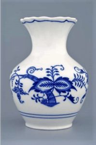 Cibulák – Váza 13,5 cm – originálny cibuľový porcelán 1. akosť