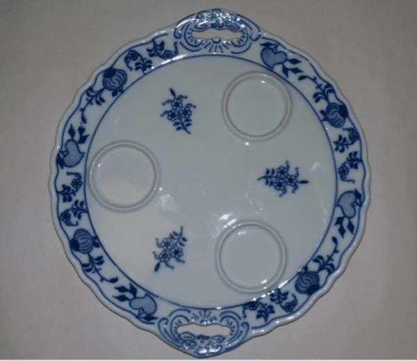 Cibulák – Stolná súprava – soľ, korenie, špáradlá – originálny cibuľový porcelán 1. akosť