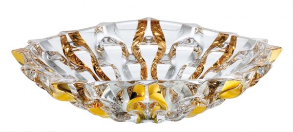 Bol de cristal Samboa gold 35 cm