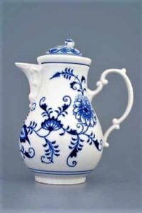 Cibulák – Kanvica kávová 0,60 l – originálny cibuľový porcelán 1. akosť