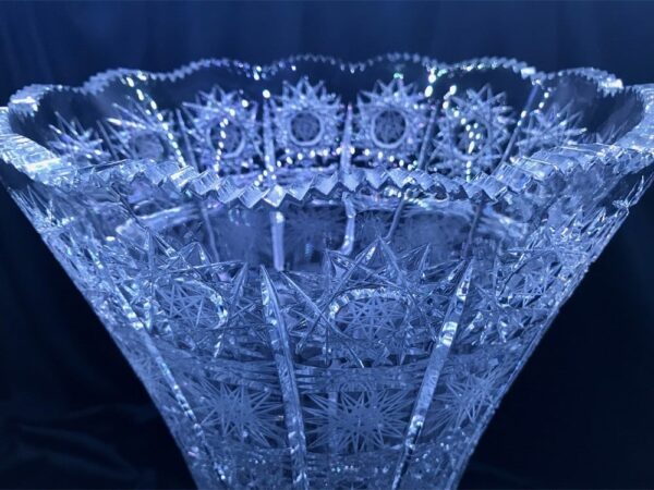 Vas de cristal taiat 30 cm - imagine 2