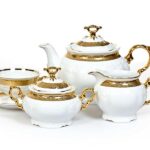 Set de ceai, auriu Marionette pentru 6 persoane
