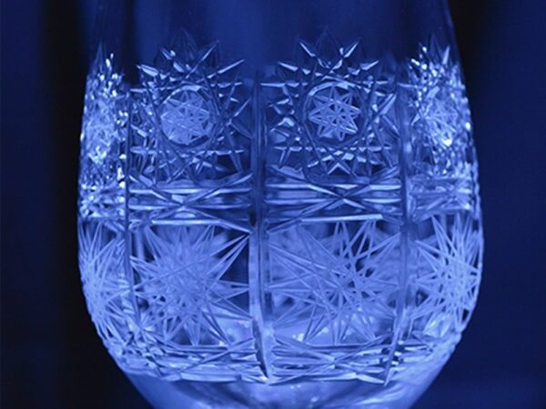 Pahare cristal taiate 350 ml set 6 bucati - imagine 2