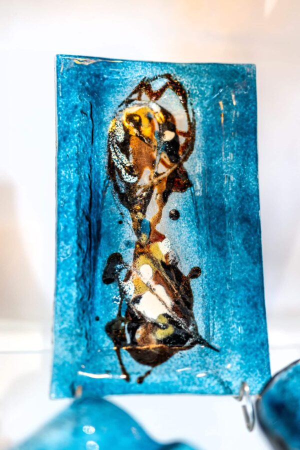Sticlă de artă Veronika Rusňáková 15x25 cm - imagine 2