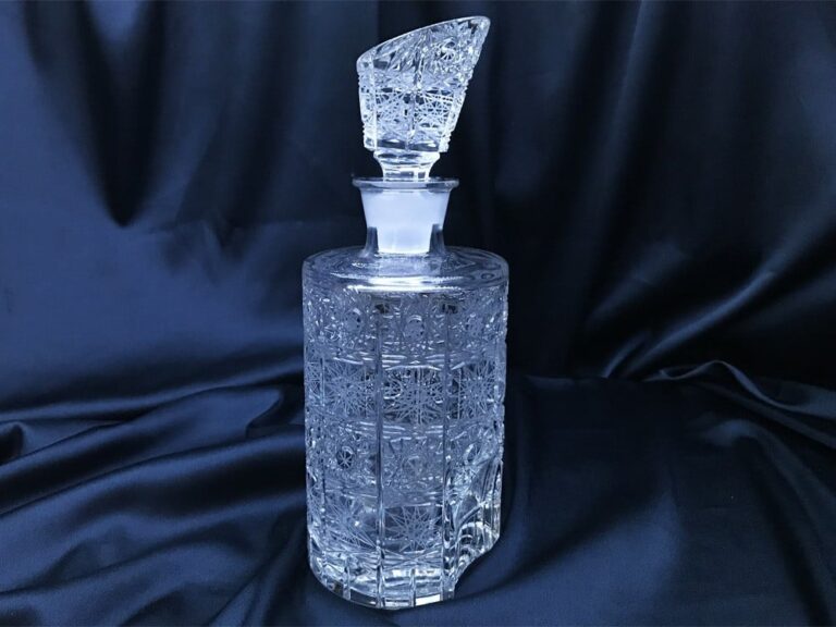 sticlă de whisky taiata cristal 550 ml