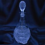 sticlă de whisky taiata cristal 550 ml