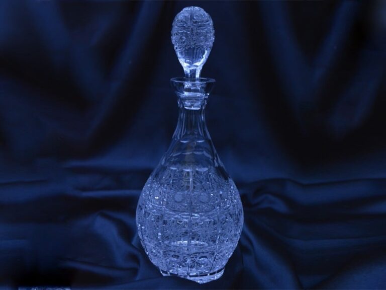 sticlă de whisky taiata cristal 550 ml