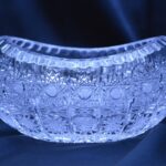 Vas de gondola taiat cristal 15 cm