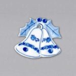 Cibulák – Vianočná ozdoba – zvončeky – originál cibuľový porcelán 1. akosť