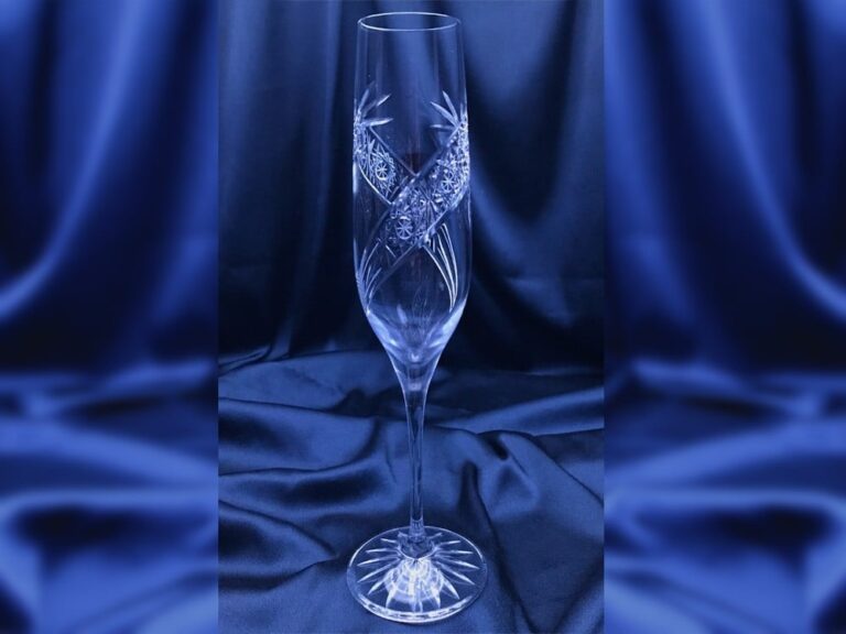 Pahare cristal taiate 180 ml set 6 bucati