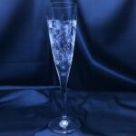 Pahare cristal taiate 200 ml set 6 bucati