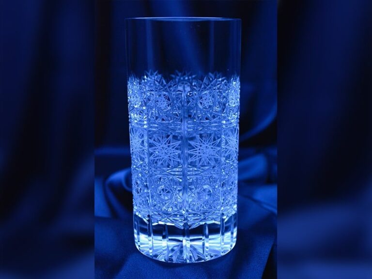Pahare cristal taiate 380 ml set 6 bucati