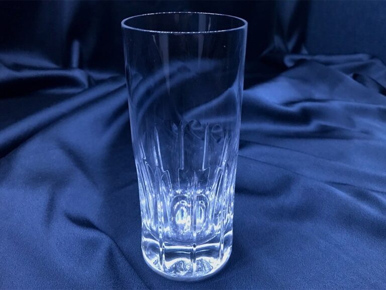 Pahare cristal taiate 380 ml set 6 bucati