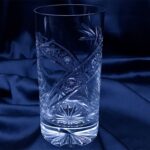 Pahare cristal taiate 380 ml set 6 bucati