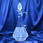 sticlă de vin cristal taiat 750 ml