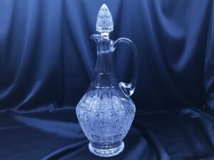 Krištáľová brúsená wine fľaša 750 ml