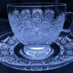 Cesti taiate cristal pentru cafea sau ceai 250 ml set de 6 bucati