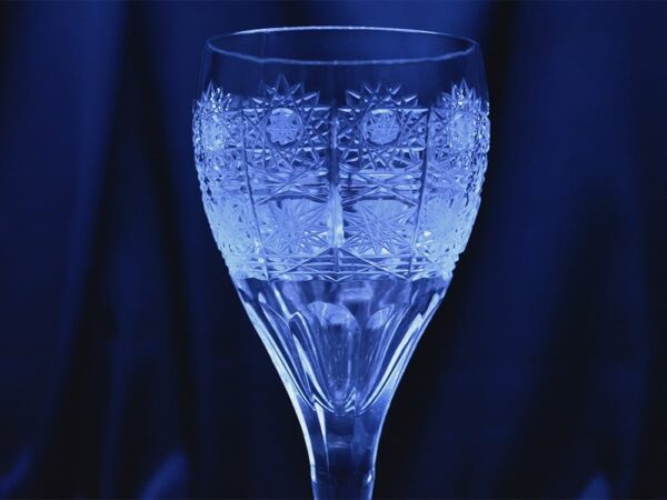 Krištálové brúsené poháre 260 ml set 6 kusov