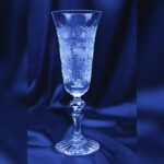 Pahare cristal taiate 150 ml set 6 bucati