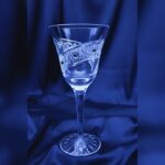 Pahare cristal taiate 220 ml set 6 bucati Swarovski
