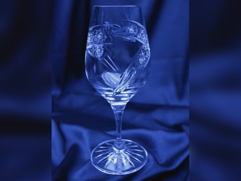 Pahare din cristal taiat 240 ml set de 6 bucati