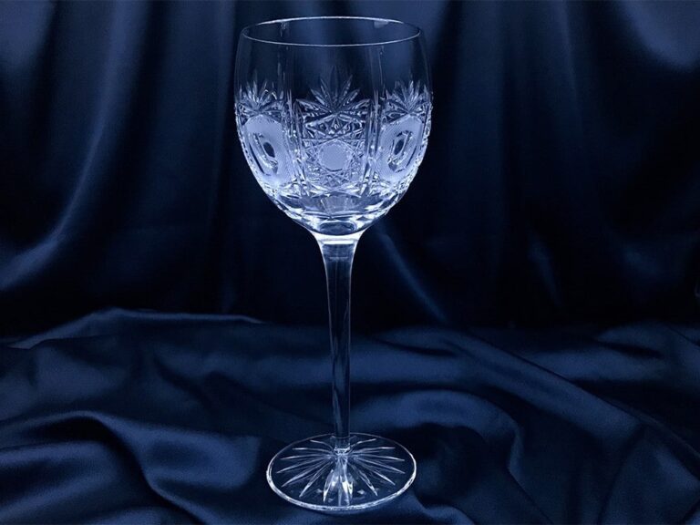 Pahare din cristal taiat 450 ml set de 6 bucati