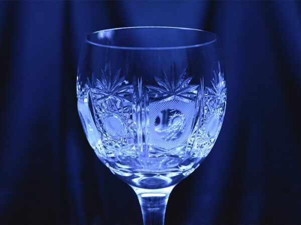 Krištálové brúsené poháre 450 ml set 6 kusov