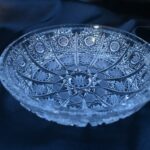 Vas de cristal taiat 12 cm