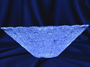Krištálová brúsená miska 30 cm