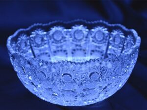 Krištálová brúsená miska 14 cm