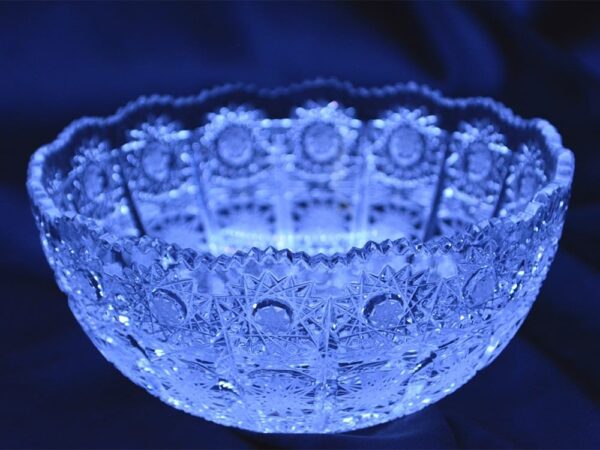 Krištálová brúsená miska 14 cm