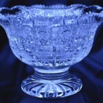 Vas de cristal taiat 15 cm
