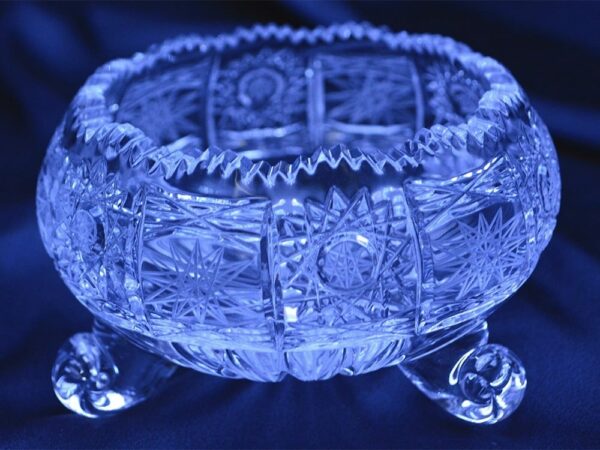 Krištálová brúsená miska 11 cm